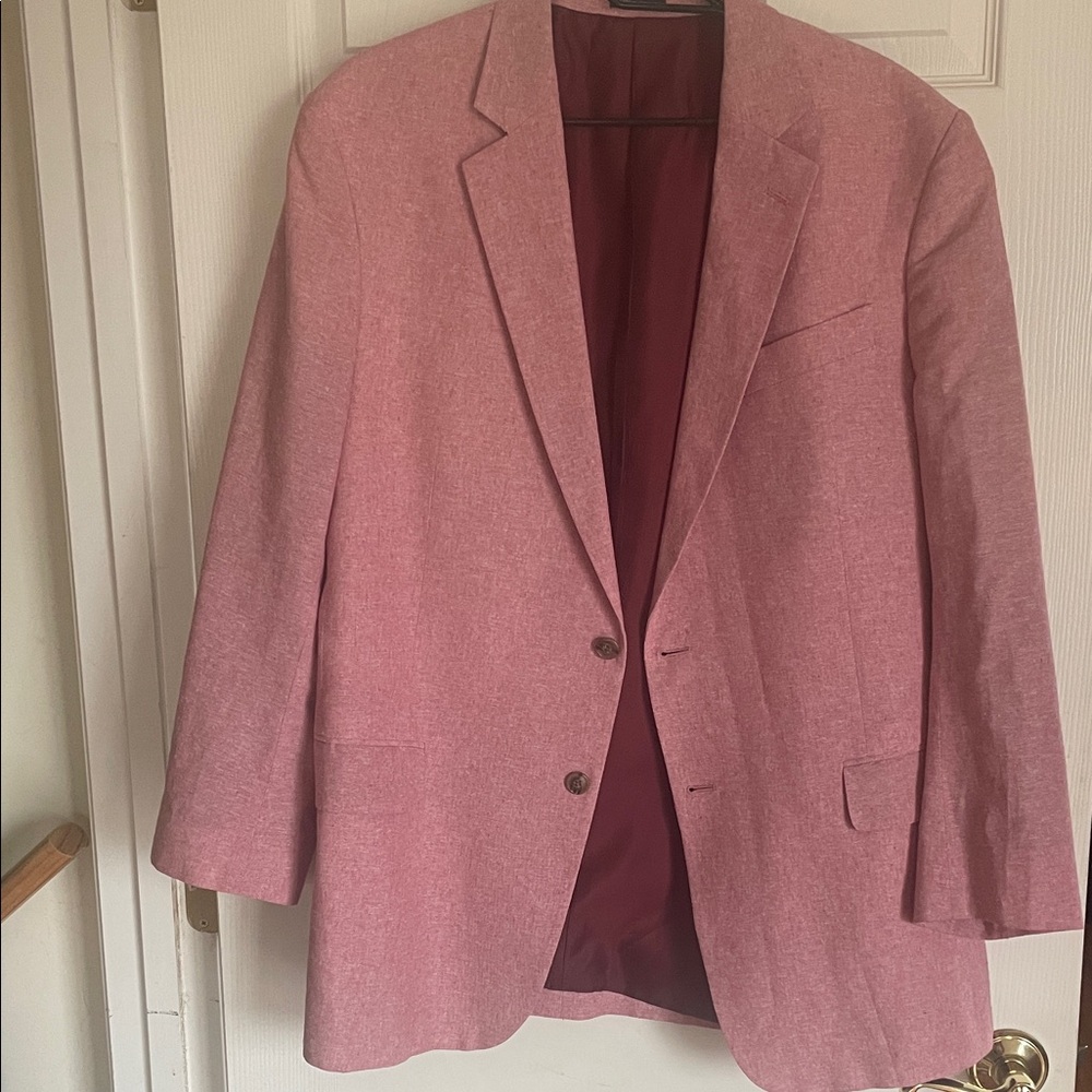 Stafford Men's Blazer in Soft Pink